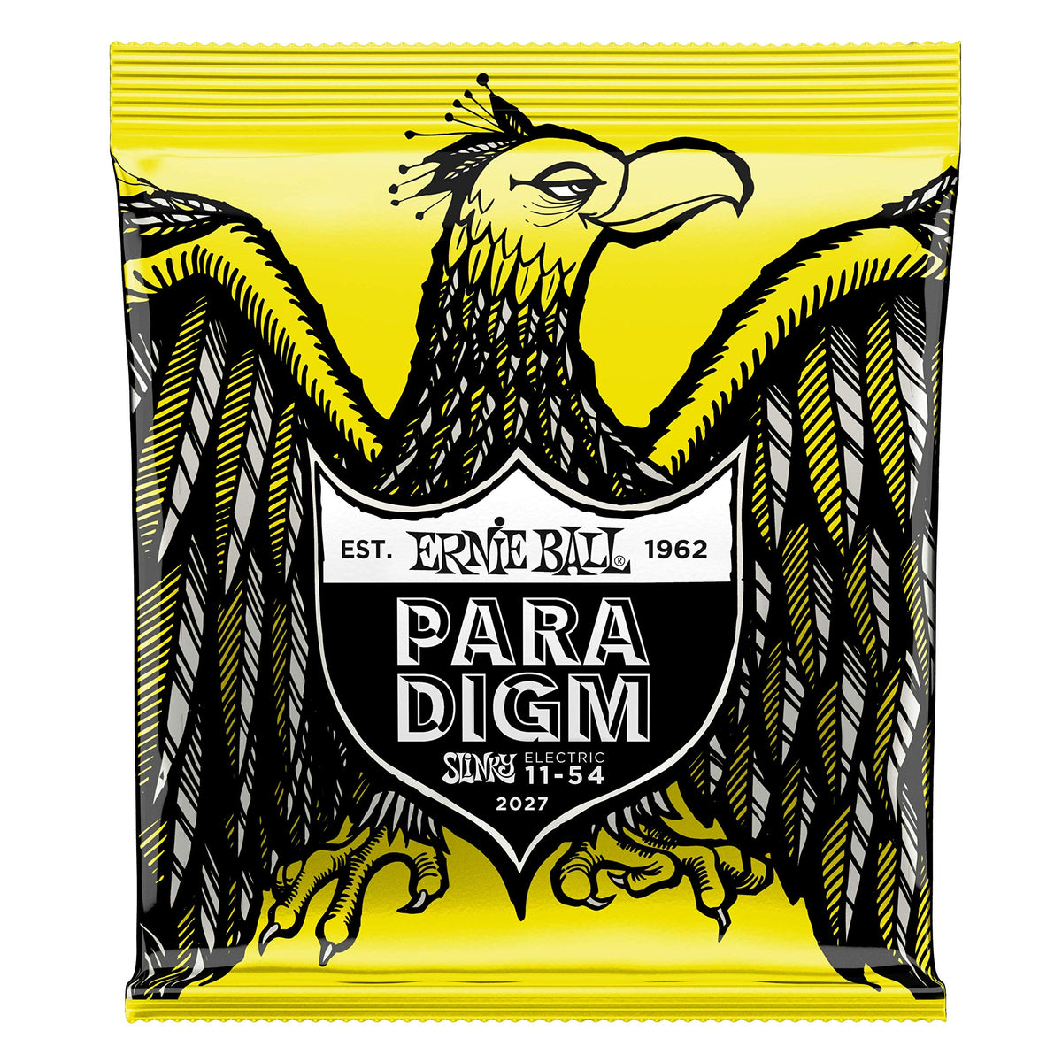 6 PACK Ernie Ball 2027 Paradigm Electric Guitar String Beefy Slinky (11-54)
