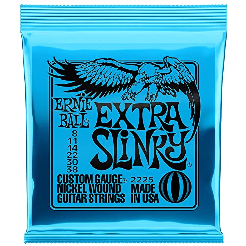 Ernie Ball 2225 Extra Slinky 8-38 (6 Pack Bundle)