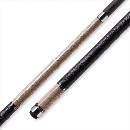 Cuetec Cynergy Carbon Fiber Truewood Sycamore II Pool Cue 11.8 Leather Wrap