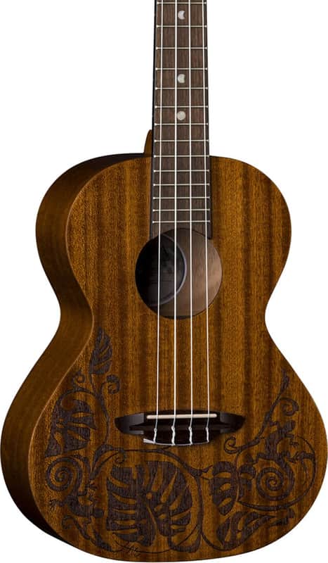 Luna Lizard Mahogany Tenor Ukulele Pack UKEMOTPACK