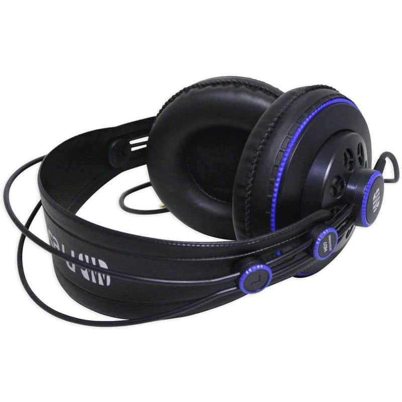 PreSonus HD7 Professional On-Ear Monitoring Headphones - Black/Blue