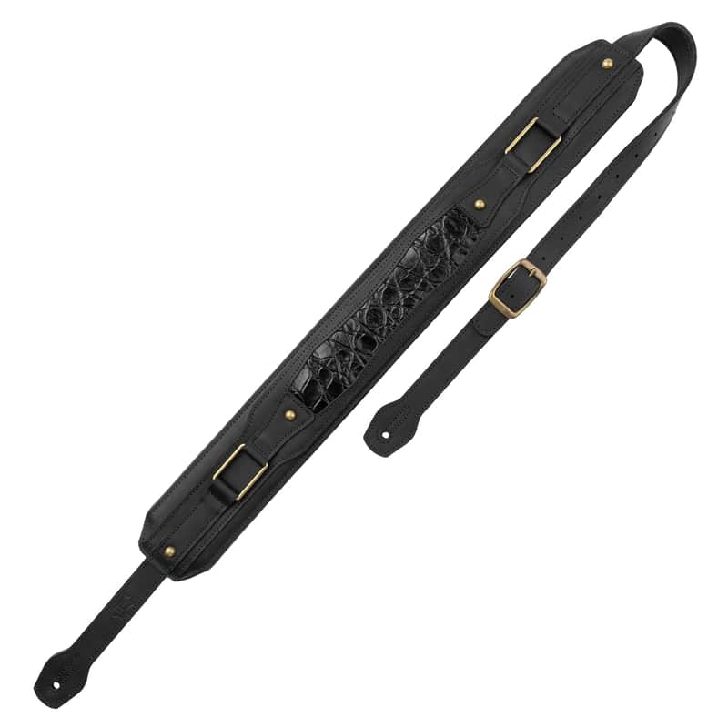 Levy's Apex Leather Guitar Strap MCH11APX-BLK - Black