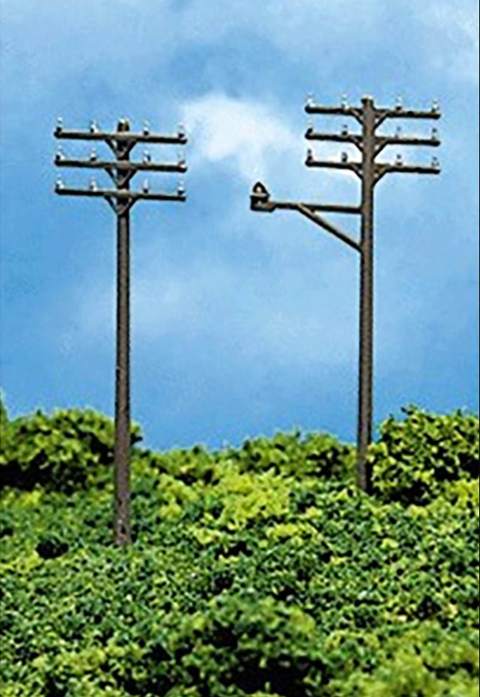 Atlas Model Railroad N Telephone Poles Set of 12