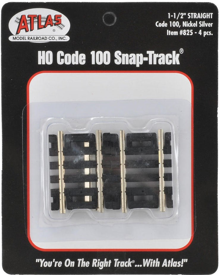 Atlas Trains 825 HO Code 100 1.5 Inch Straight (4)