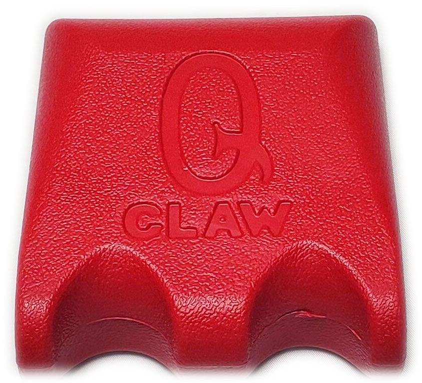 Q-Claw QCLAW Portable Pool/Billiards Cue Stick Holder/Rack - 2 Place - Red