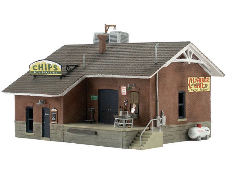 Woodland Scenics HO B/U Chip's Ice House WOOBR5028