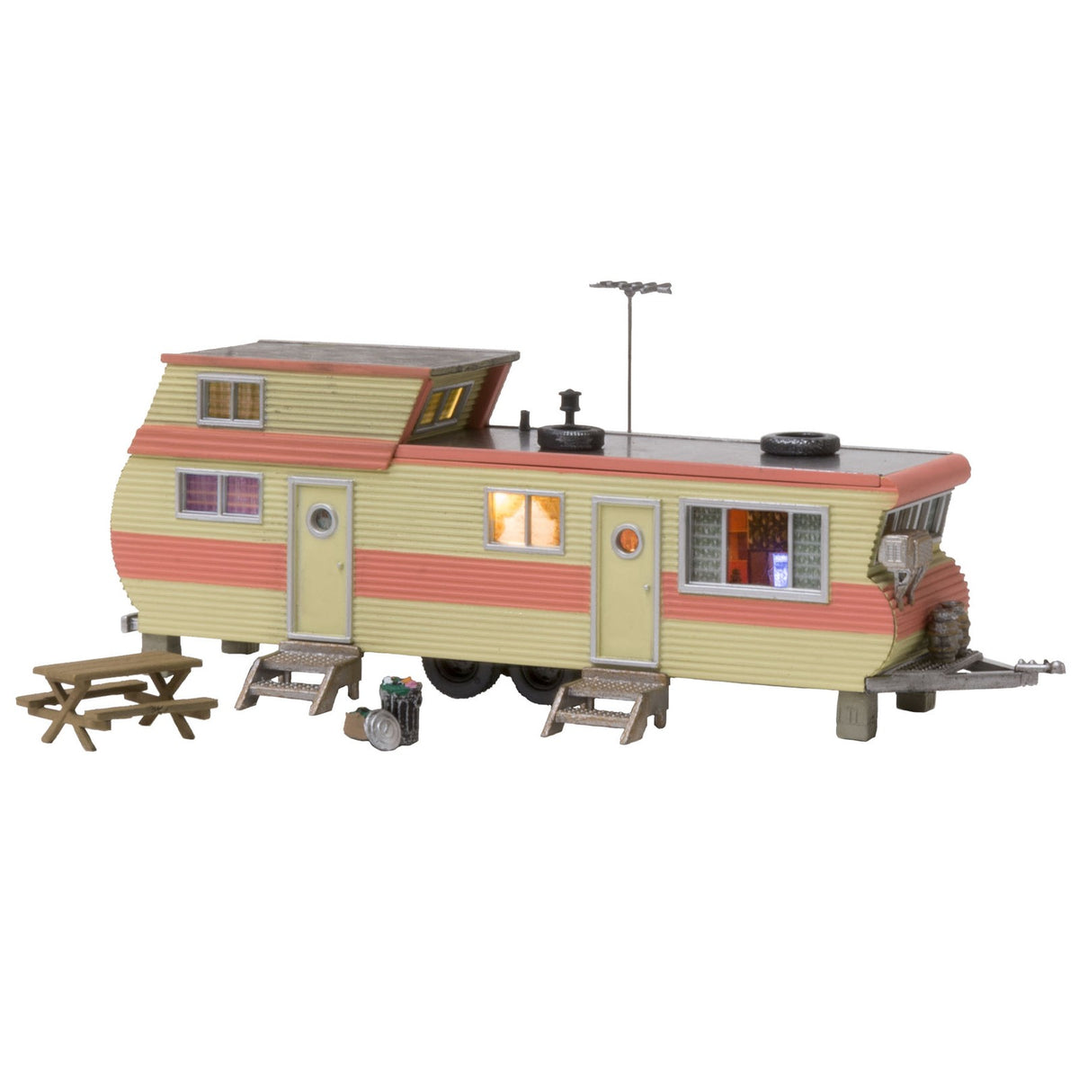 Woodland Scenics Landmark Structures Built-&-Ready® Double Decker Trailer, HO Scale