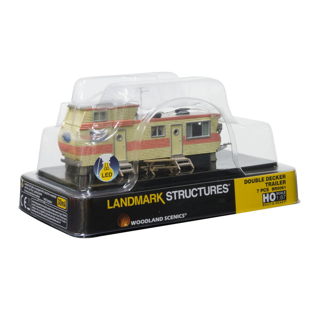 Woodland Scenics Landmark Structures Built-&-Ready® Double Decker Trailer, HO Scale