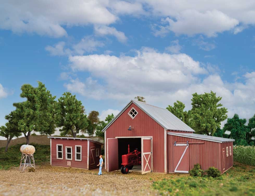 Walthers Cornerstone HO Scale Building/Structure Kit Chicken Coop and Sheds