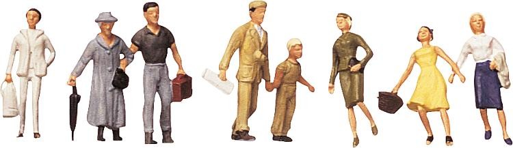 Faller 150503 Passengers III 8/HO Scale Figure Set