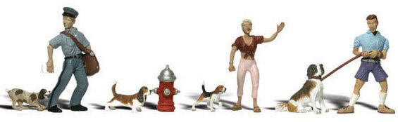 People & Pets HO Scale Woodland Scenics