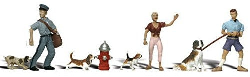 People & Pets HO Scale Woodland Scenics