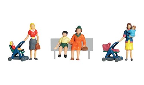 Moms & Kids HO Scale Woodland Scenics