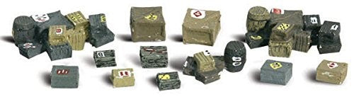 Assorted Crates HO Scale Woodland Scenics