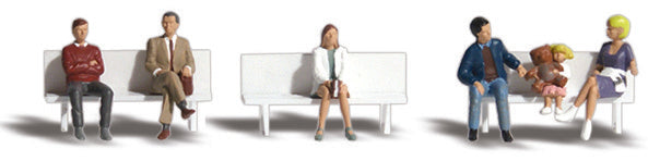 Woodland Scenics Bus Stop People HO Scale