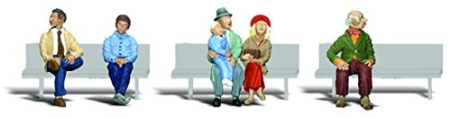 Woodland Scenics Passengers Figure Set, HO Scale