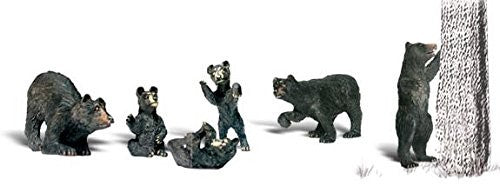 Woodland Scenics Black Bears HO Scale