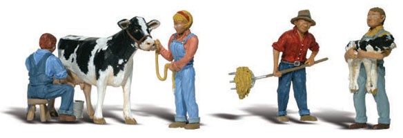 Dairy Farmers HO Scale Woodland Scenics