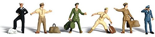 Woodland Scenics Uniformed Travelers HO Scale