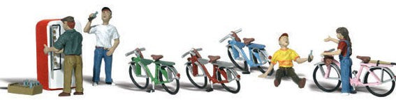 Woodland Scenics Bicycle Buddies HO Scale