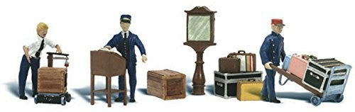 Woodland Scenics Depot Workers & Accessories HO Scale