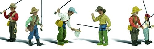 Fly Fishermen HO Scale Woodland Scenics