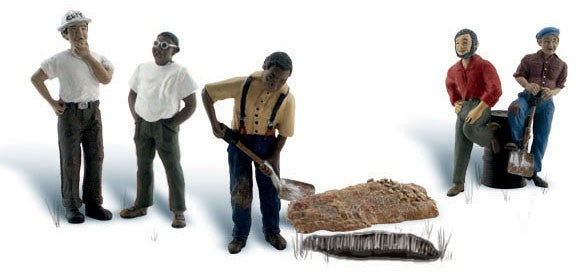 One Men Crew HO Scale Woodland Scenics