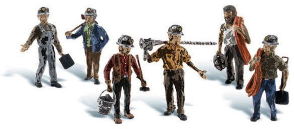 Miners HO Scale Woodland Scenics
