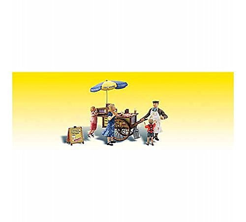 Wally's Weiner Wagon (Hotdog Wagon & 4 Figures)