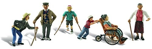Physically Challenged (6 Figures w/Walking Aids)