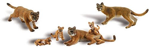 Cougars & Cubs (3 ea) HO Scale Woodland Scenics