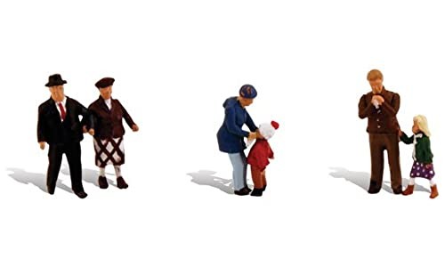 HO Scenic Accents Young & Old People (6) HO Woodland Scenics