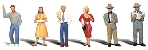 Woodland Scenics N Scale Scenic Accents Figures/People Set Pedestrians (6)