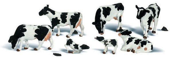 Holstein Cows N Scale Woodland