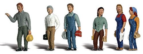 2nd Shift Workers N Scale Woodland