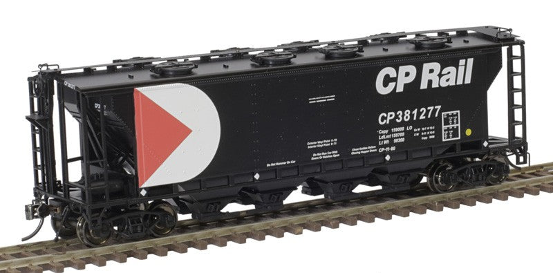 Atlas HO Scale Slab-Side Covered Hopper Canadian Pacific/CP Rail #381306 8 Hatch