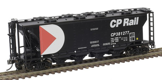 Atlas HO Scale Slab-Side Covered Hopper Canadian Pacific/CP Rail #381306 8 Hatch