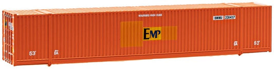 Atlas N Scale 53' Corrugated Container 3-Pack EMP (ex-HUB) #200413/200427/200475