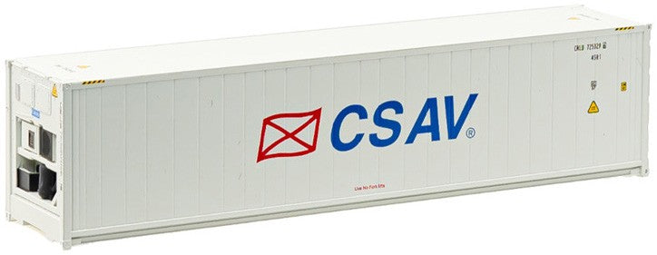 Atlas N Scale 40' Reefer Container 3-Pk CSAV/CRLU #7253341/7253399/7253450
