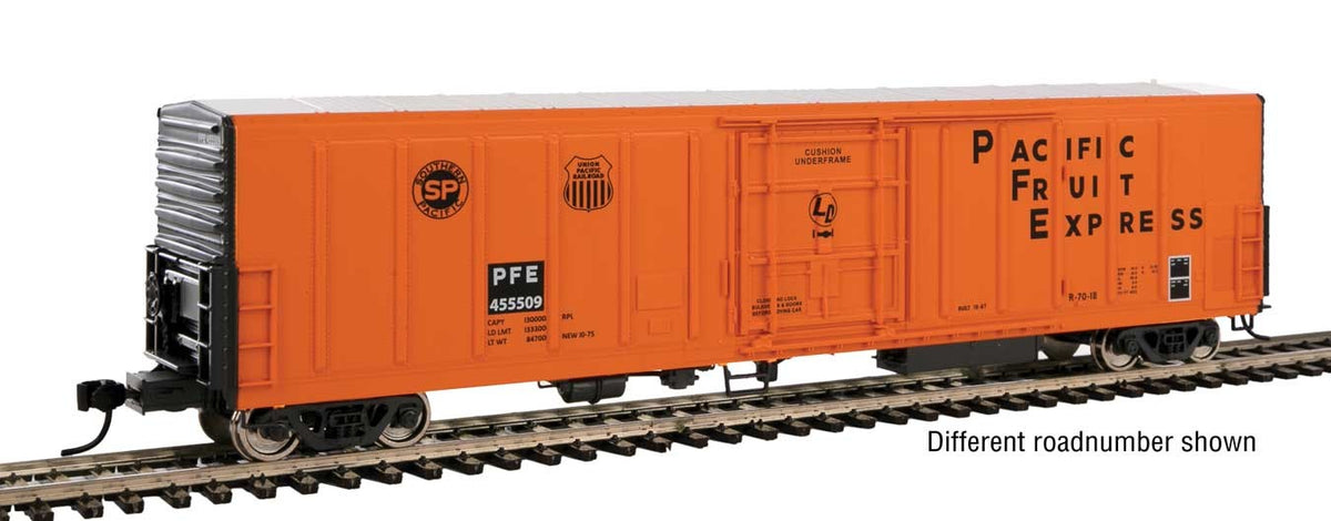 Walthers HO Scale 57' Mechanical Reefer Pacific Fruit Express/PFE/UP #455998