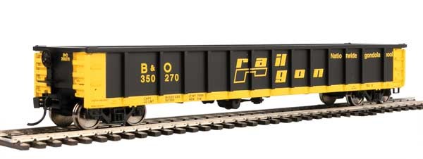 Walthers HO Scale 53' Railgon Gondola Baltimore & Ohio/B&O (Patched) #350211