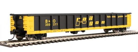 Walthers HO Scale 53' Railgon Gondola Baltimore & Ohio/B&O (Patched) #350270