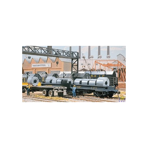 HO Scale Freight Car/Truck Loads - Kit -- Steel Coils