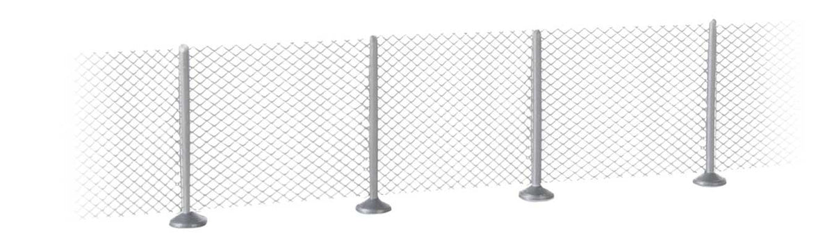 Walthers SceneMaster N Scale Metal Industrial Fence/Chain Link Style Mesh