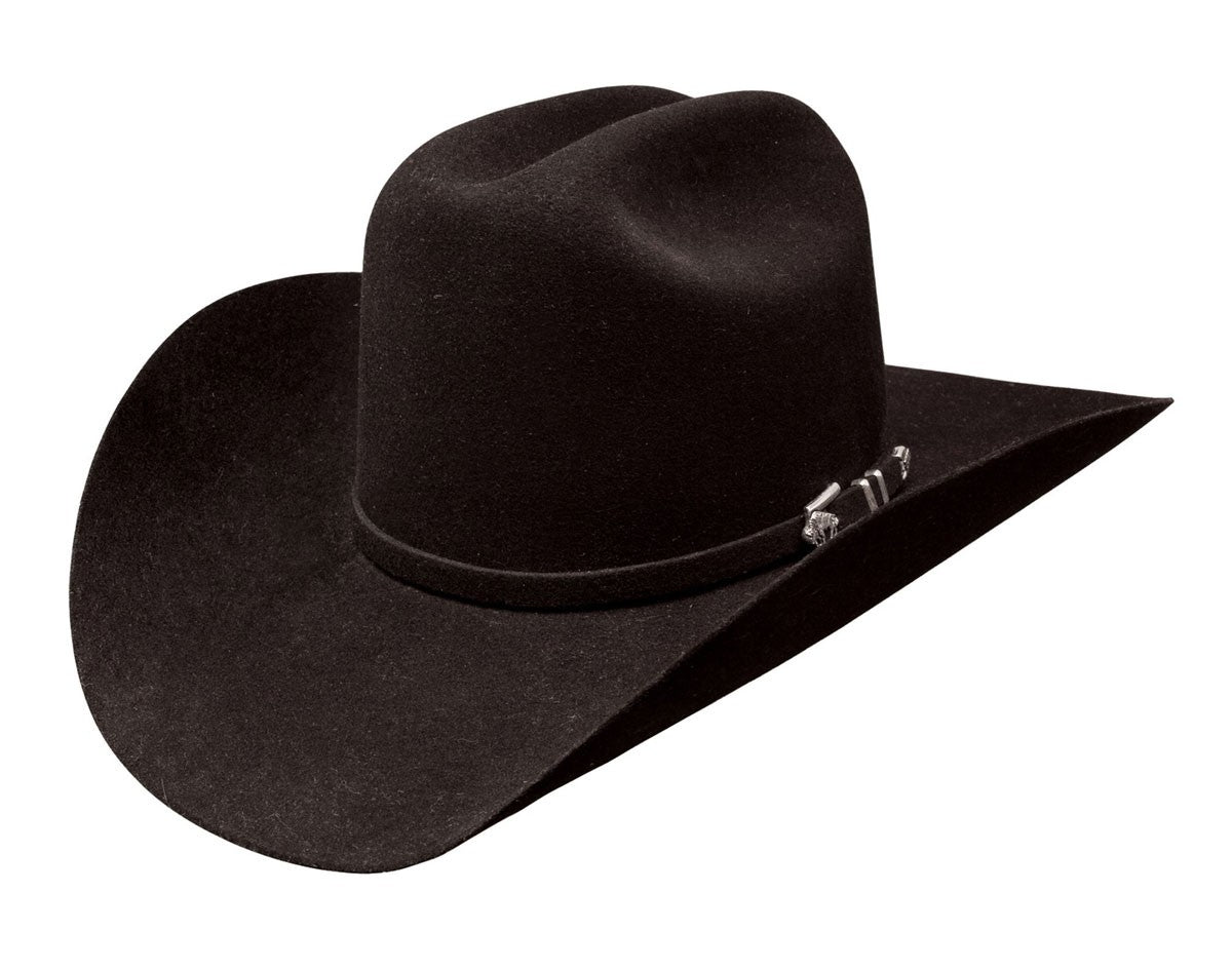 Stetson Unisex Apache 4X Felt Cowboy Hat Black 7 1/2