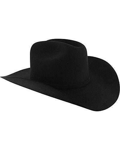 Stetson Unisex Apache 4X Felt Cowboy Hat Black 7 1/2