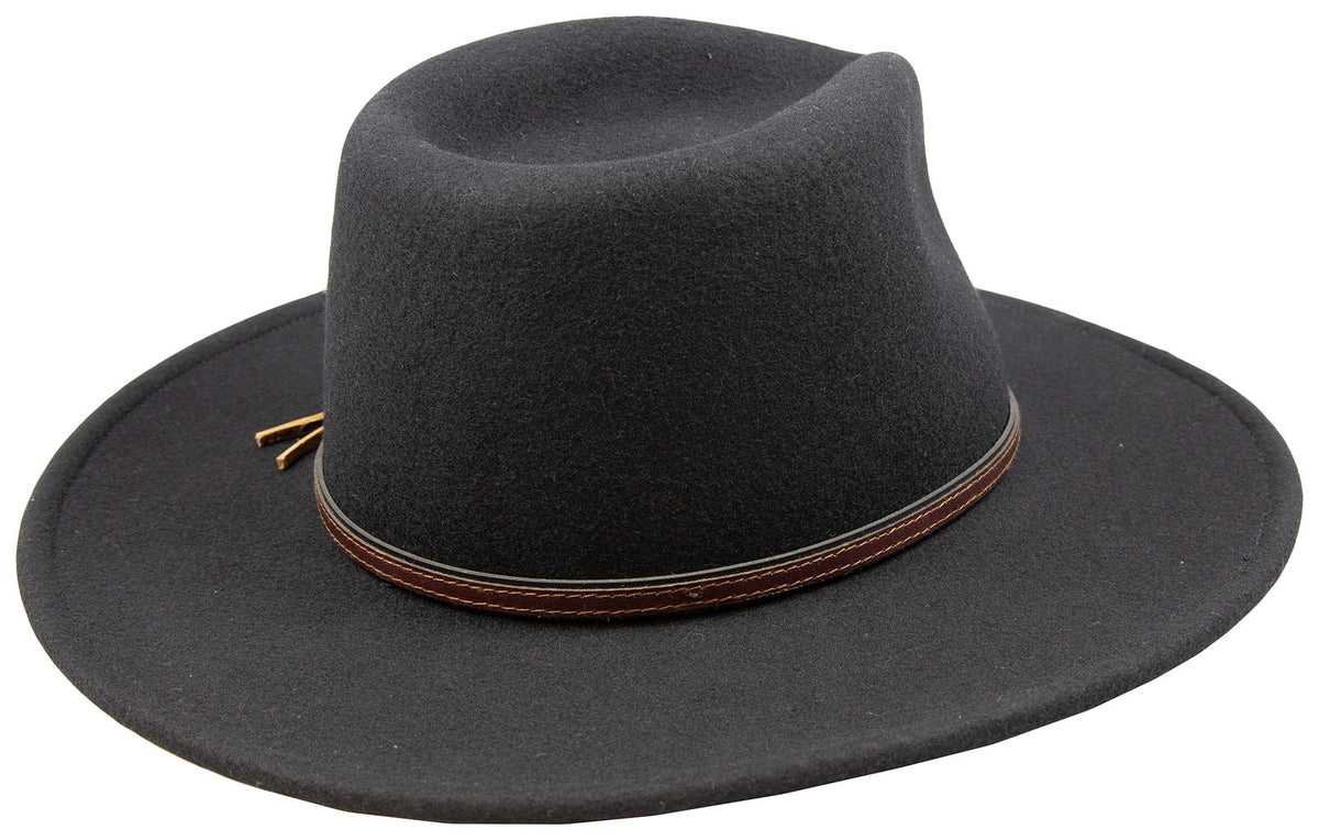 Stetson Bozeman Outdoor Hat, Color: Black, Size: 2XL (TWBOZE-8130072X)