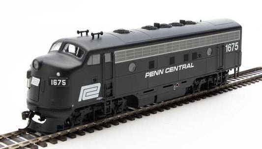 Walthers HO Scale EMD F7A-B Set (DCC/ESU Sound) Penn Central/PC #1675/#3479