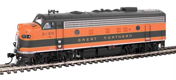Walthers Proto HO Scale EMD F7A/B Set (DCC/Sound) Great Northern/GN #312A/312B