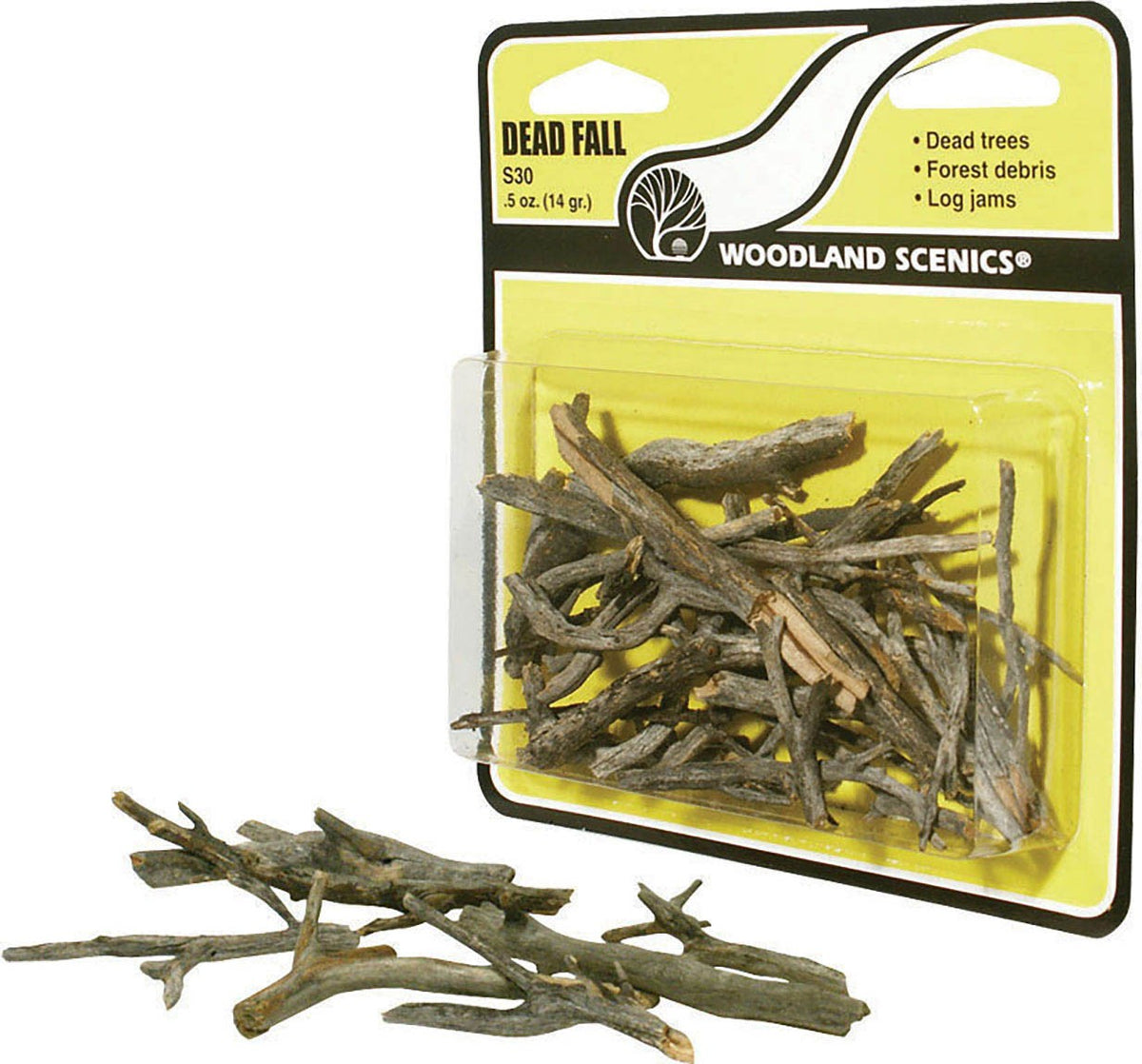 Woodland Scenics Dead Fallen Tree Model, 0.5 oz.